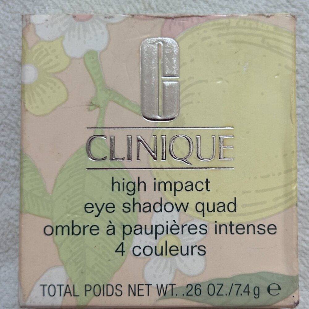 Clinique High Impact Eyeshadow Quad –Polar blue palette – New, Never been used